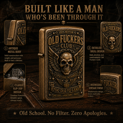 ☠️ Old Club Vintage Lighter | 2026 Limited Edition Collectible Metal Lighter
