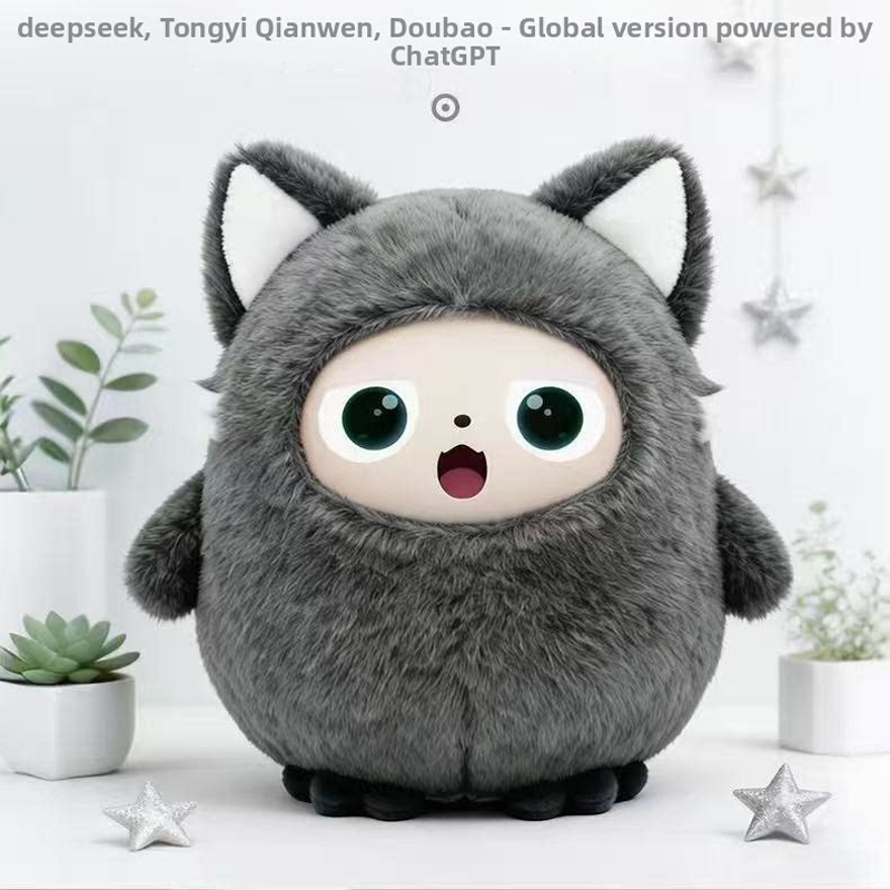AI Intelligent Interactive Plush Toy ChatGPT - Vibration/Tactile Perception and Children's Emotions, multilingual Companions, Interactive Games, Memory Training