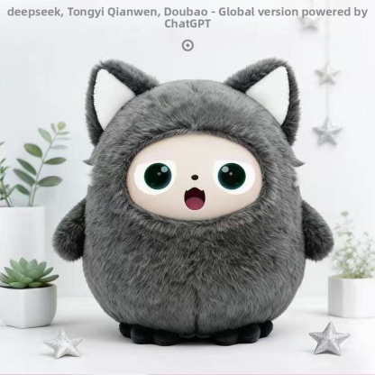 AI Intelligent Interactive Plush Toy ChatGPT - Vibration/Tactile Perception and Children's Emotions, multilingual Companions, Interactive Games, Memory Training