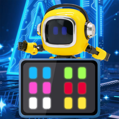 AI-Powered Smart Robot for Kids - Educational Interactive Smart Learning Fun Coding Toy