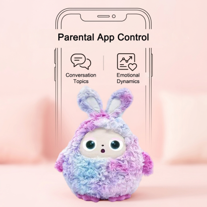 AI Intelligent Interactive Plush Toy ChatGPT - Vibration/Tactile Perception and Children's Emotions, multilingual Companions, Interactive Games, Memory Training