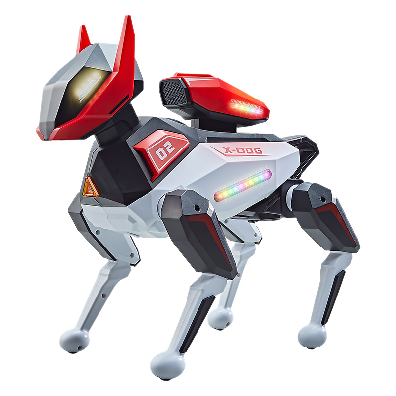 AI-Powered Electronic Pet Dog - Interactive Programmable RC Puppy with Cool Lighting, Music & Dance