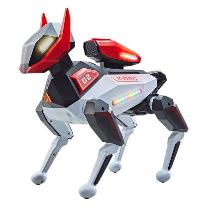AI-Powered Electronic Pet Dog - Interactive Programmable RC Puppy with Cool Lighting, Music & Dance