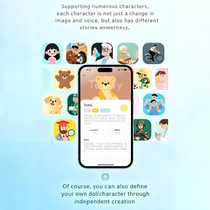 AI-Powered Smart Robot for Kids - Educational Interactive Smart Learning Fun Coding Toy