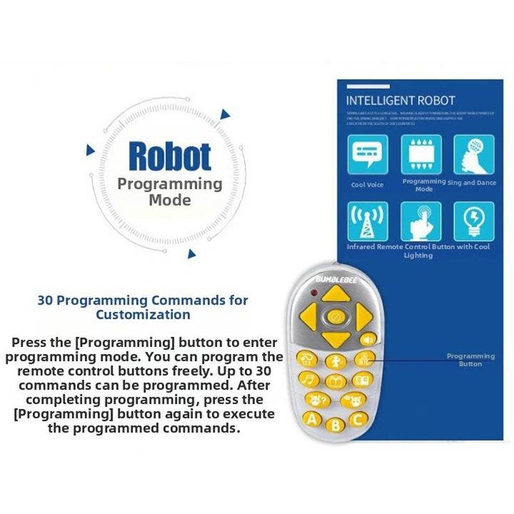 AI Smart Children's Early Education Robot - Remote Control Programming Interactive Toy