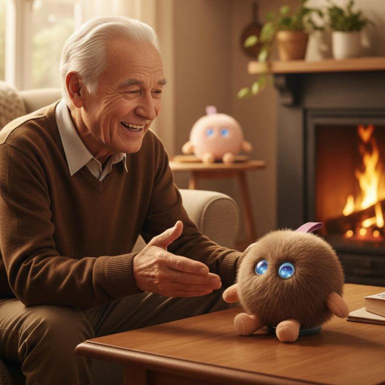 No One Should Grow Old Feeling Alone一An AI plush companion that listens, responds, and keeps your loved ones company.