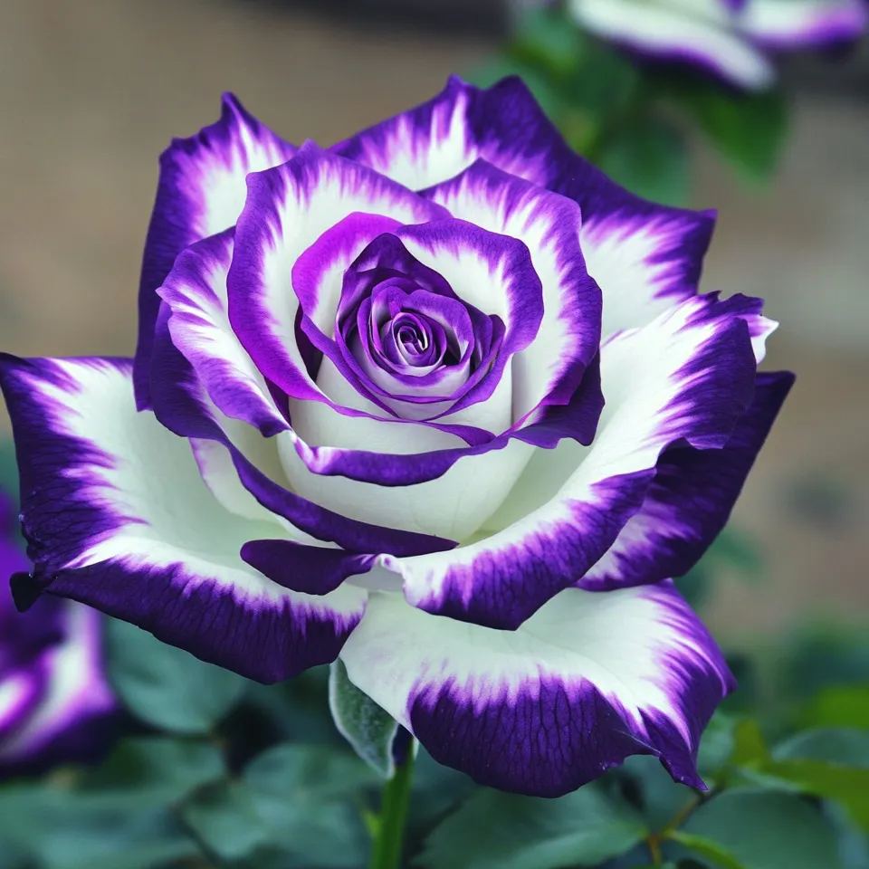 Rare Blue Moon Rose 🌌&Multi-Colored Petal Lace Rose🌈🌹