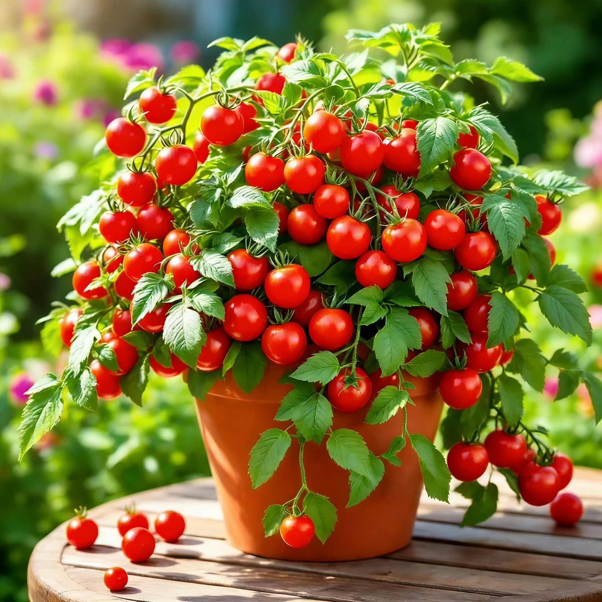 🍅🍅Květináčová semena zkrácených rajčat