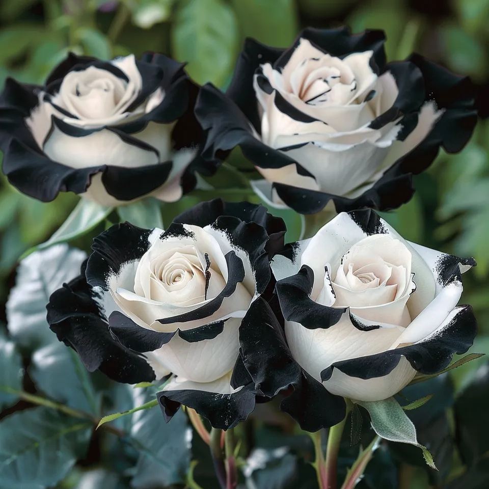 Rare Blue Moon Rose 🌌&Multi-Colored Petal Lace Rose🌈🌹