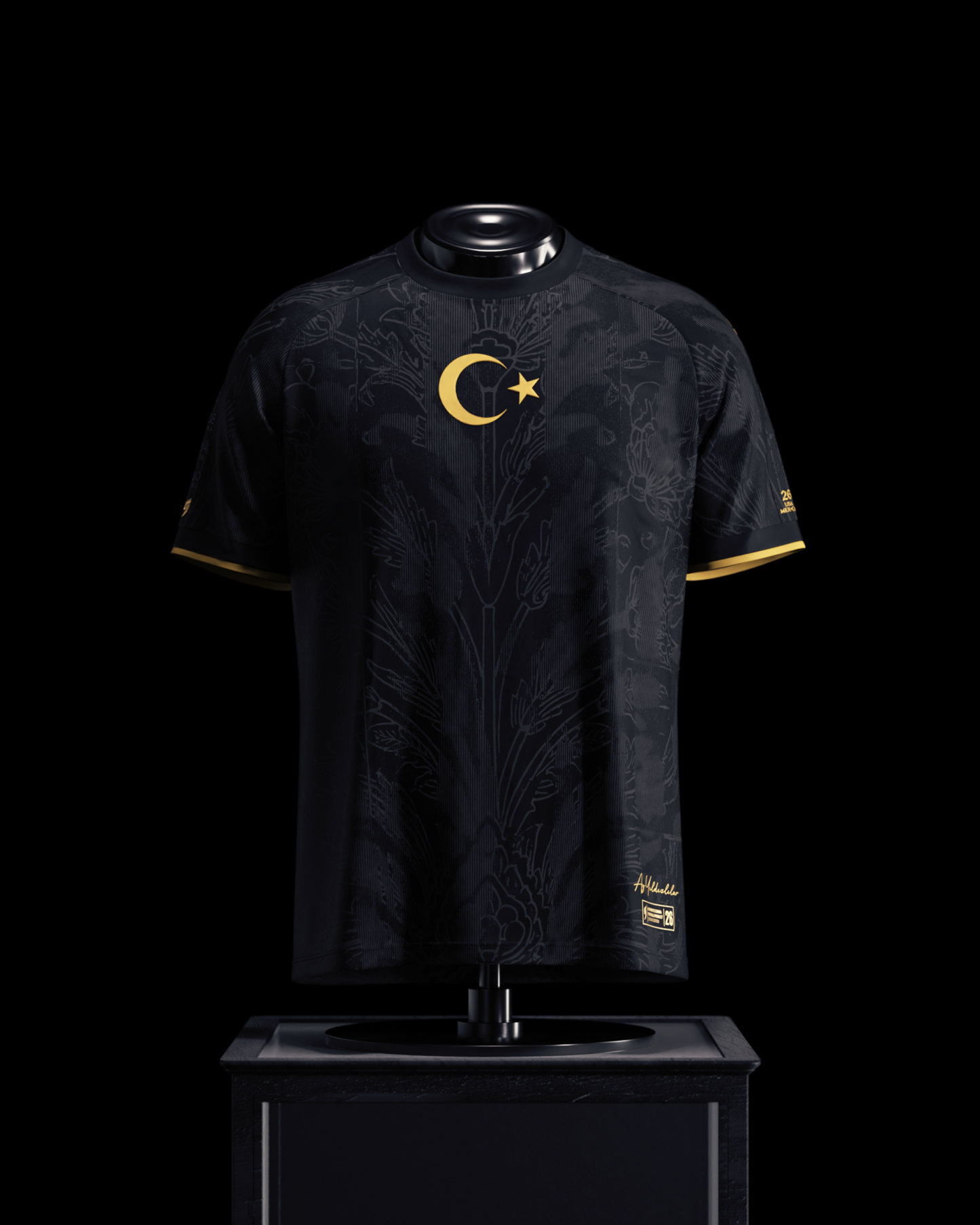 Turkey Heritage Jersey (2026WC Edition) - Black