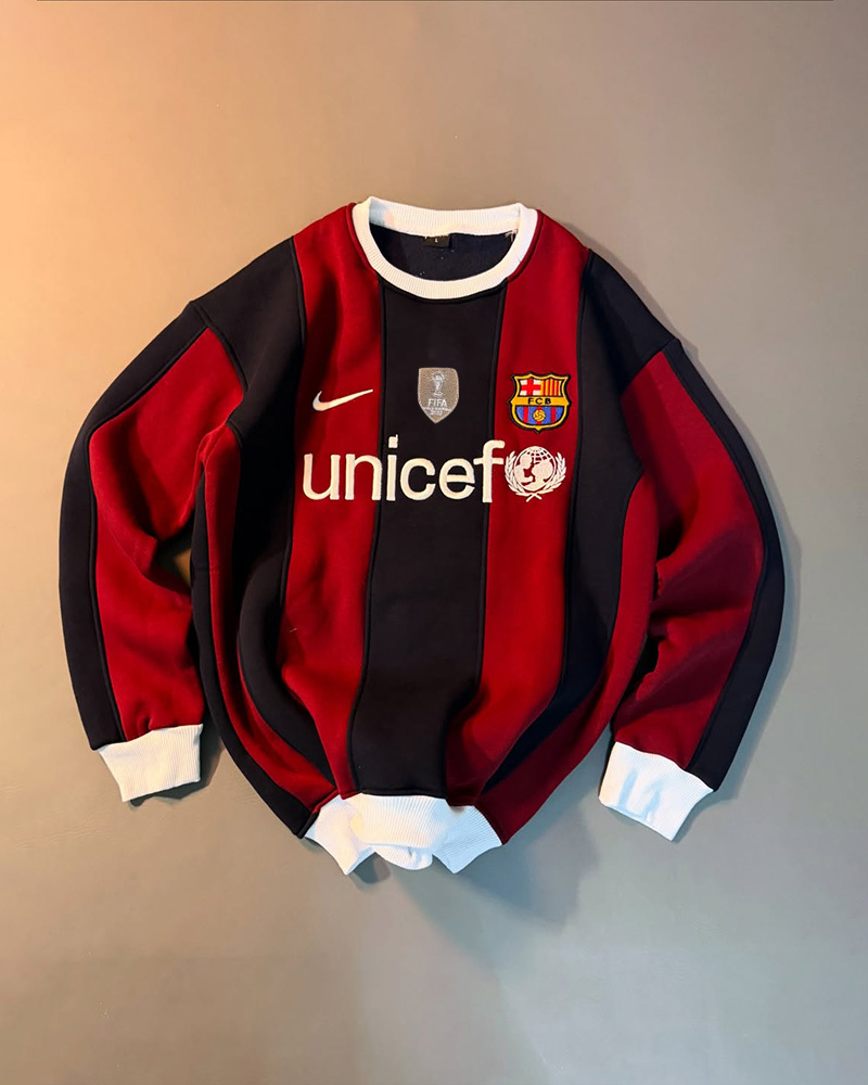 Striped Patchwork Jersey Set