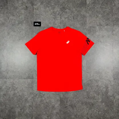Asics Icon T-Shirt Crimson Red