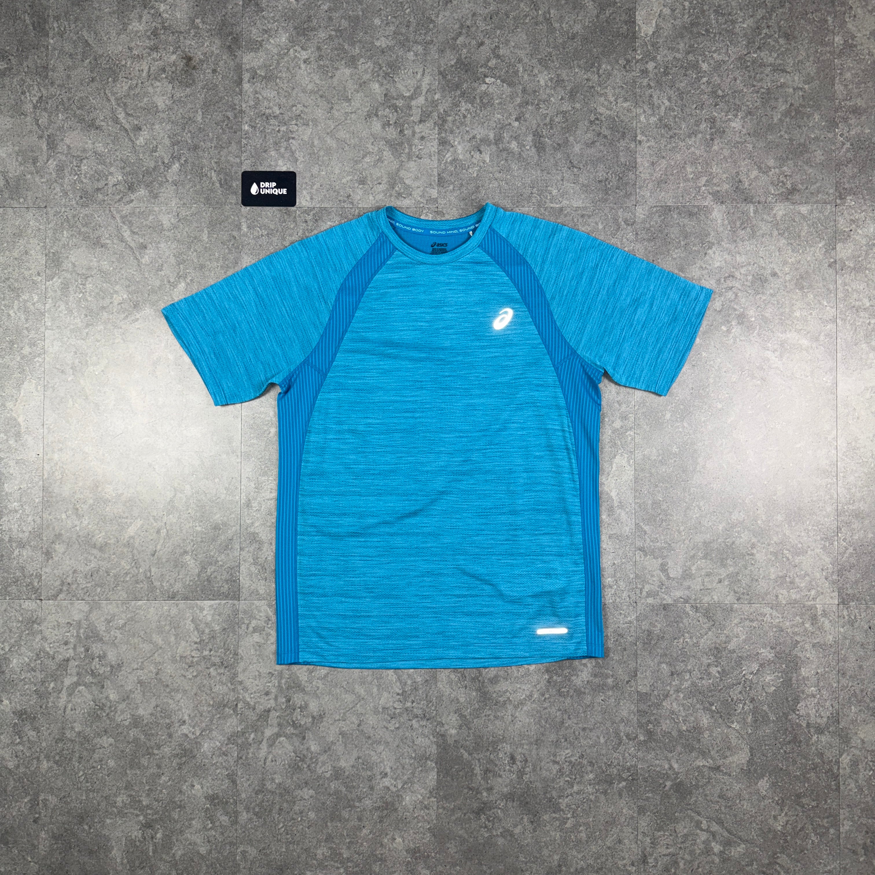 Asics Road T-Shirt Cyan Blue