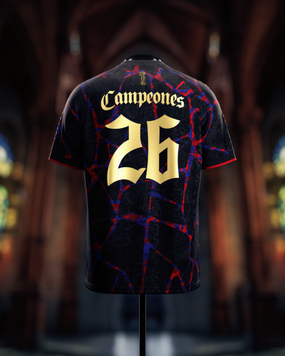 Barcelona 2026 Spanish Champions Jersey - Black
