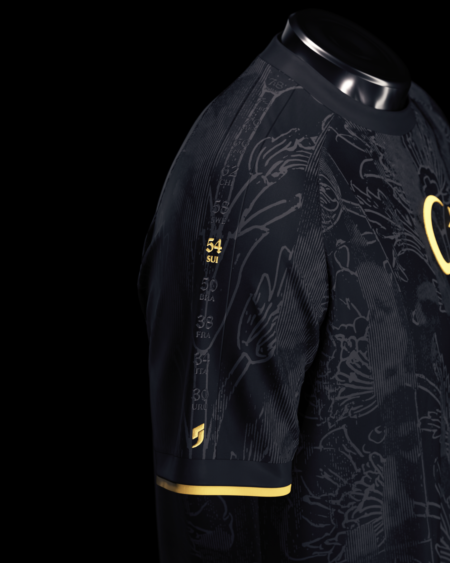 Turkey Heritage Jersey (2026WC Edition) - Black