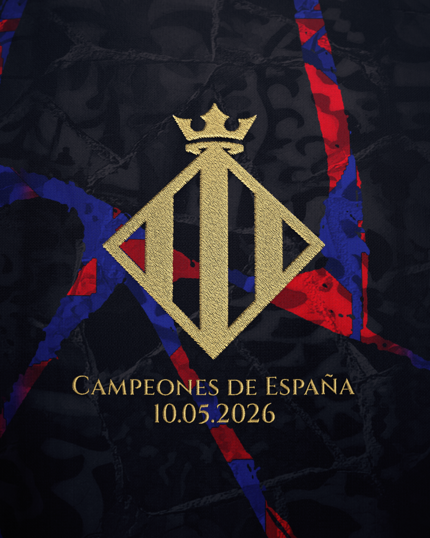 Barcelona 2026 Spanish Champions Jersey - Black