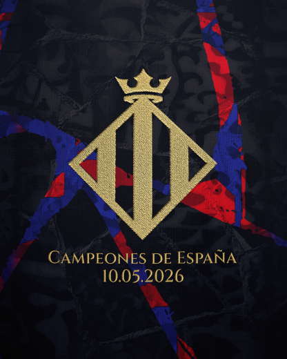 Barcelona 2026 Spanish Champions Jersey - Black
