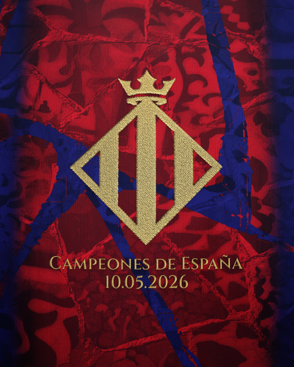 Barcelona 2026 Spanish Champions Jersey