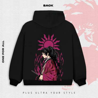 Yoriici-Demon slayer Hoodie - Black | Anime Hoodies 