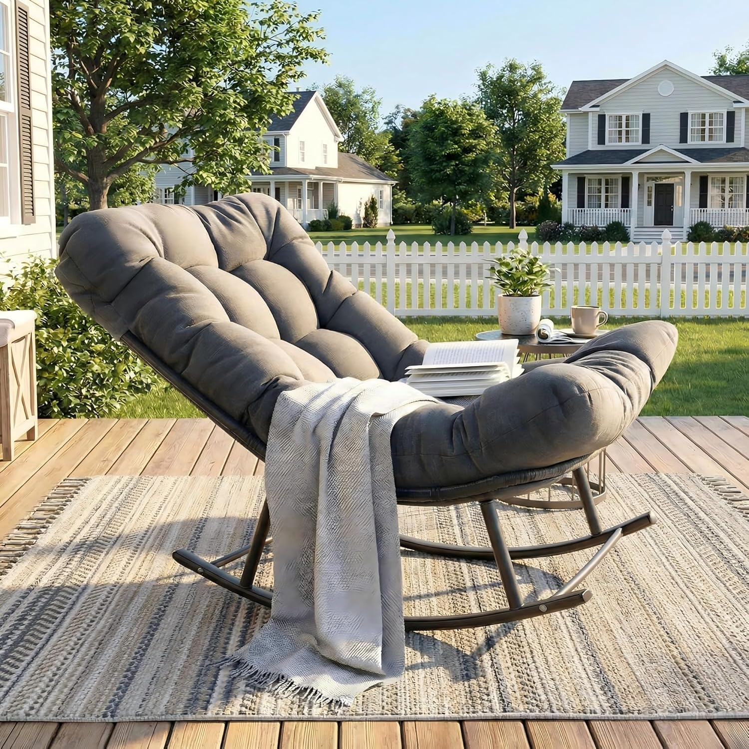 Rocking Chair with Cushion
