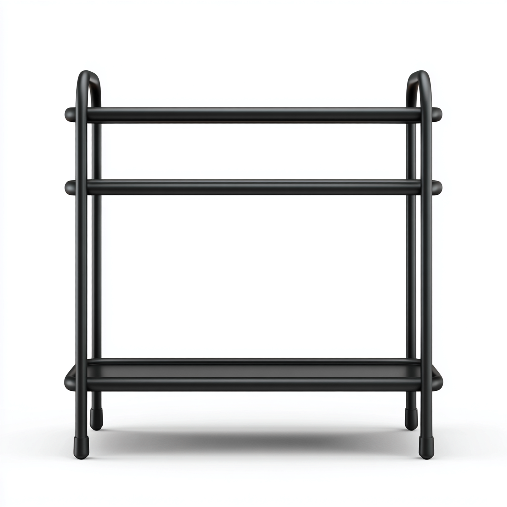 Scarpiera-metallo-70x25x60 cm-nero-design minimalista-Casaupbase
