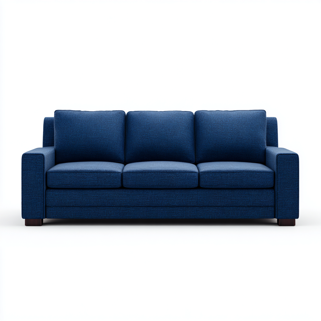 Divani a 3 posti-Tessuto-225x92x86 cm-blu navy-design moderno-Casaupbase
