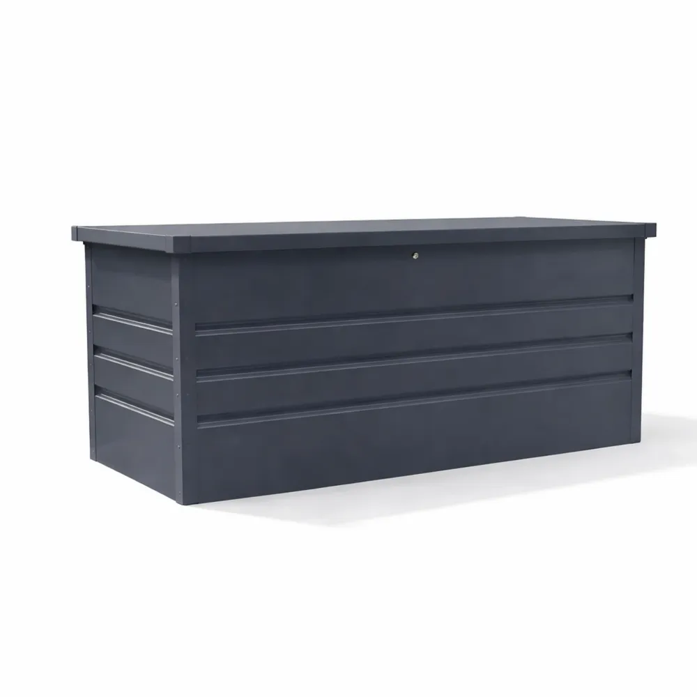 Baule da Giardino Esterno in Acciaio 165x69x62cm