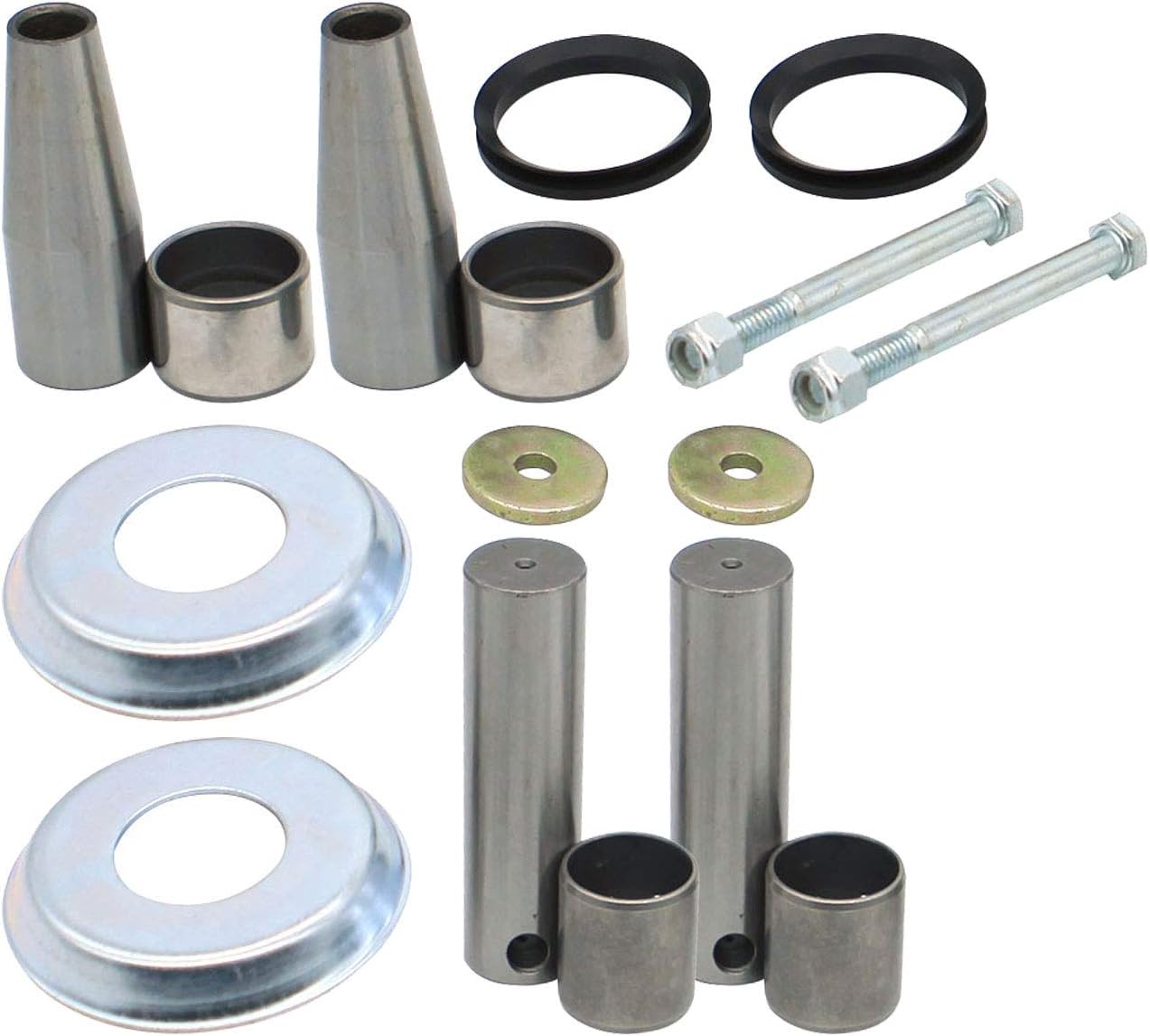 Juego de bujes de pasador 1.5 6732443 compatible con minicargadoras Bobcat S185, S205, T180, T190, 773, S150, S160, S175-Nookgetly