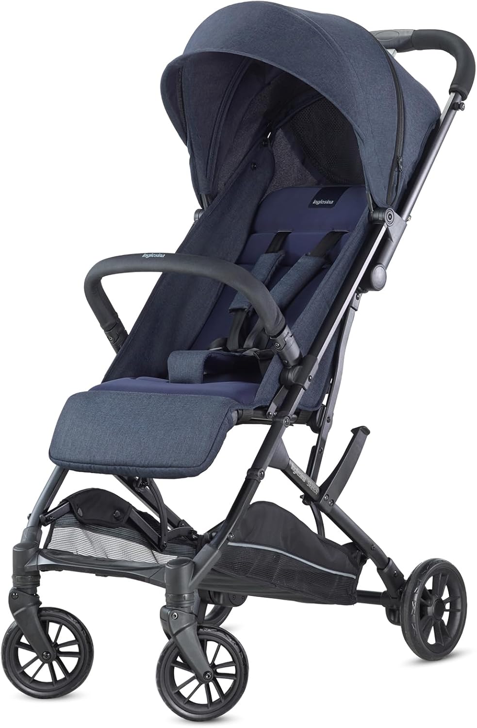 Inglesina Sketch silla de paseo ligera y compacta para bebé, plegado fácil, color azul-Nookgetly