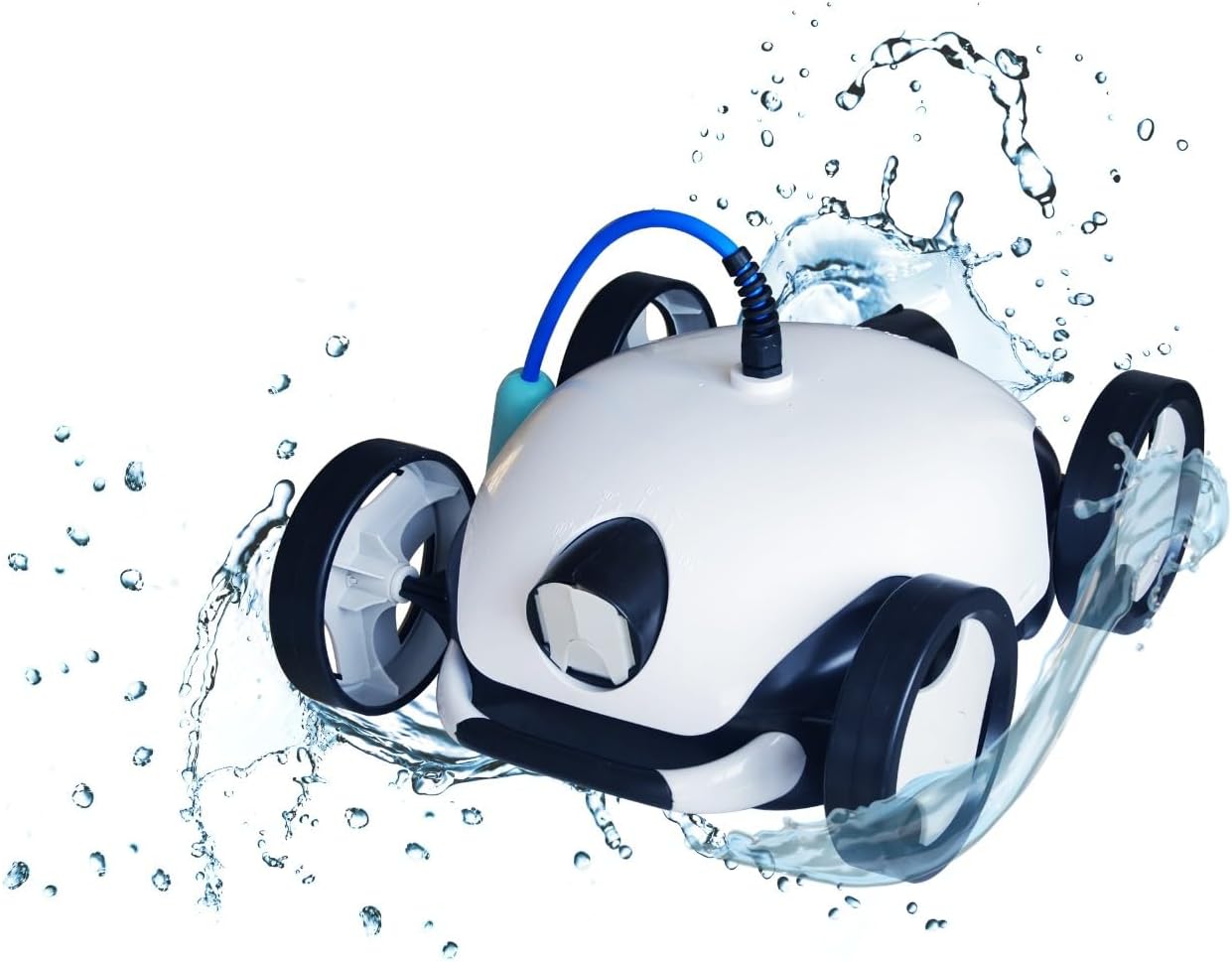 Bestway Falcon 58479 robot de piscina blanco con batería manguera 12 m y limpieza filtración simultánea del agua-Nookgetly