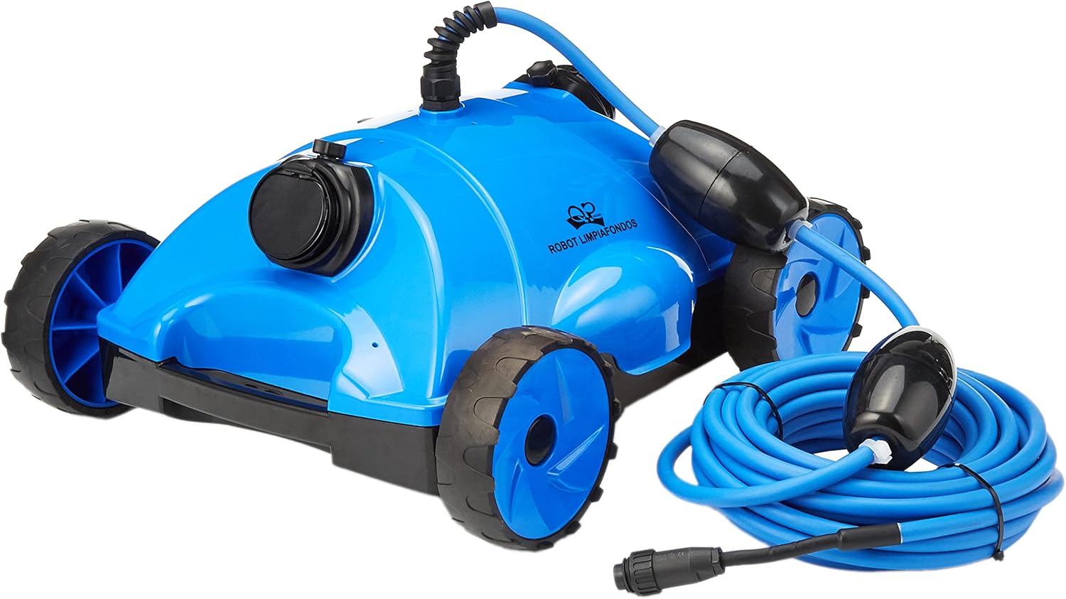Productos QP Bluek 500351AZ limpiafondos eléctrico para piscinas y spas con cable 15 m alta filtración y control remoto-Nookgetly