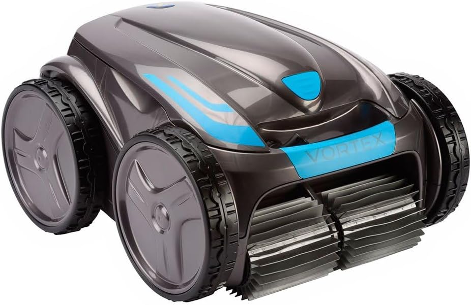 Zodiac Vortex 4WD OV 5300 SW robot limpiafondos automático para piscinas hasta 12 x 6 m,limpia suelo,paredes y línea de agua,tecnología ciclónica,cable antinudos de 18 m y carrito-Nookgetly