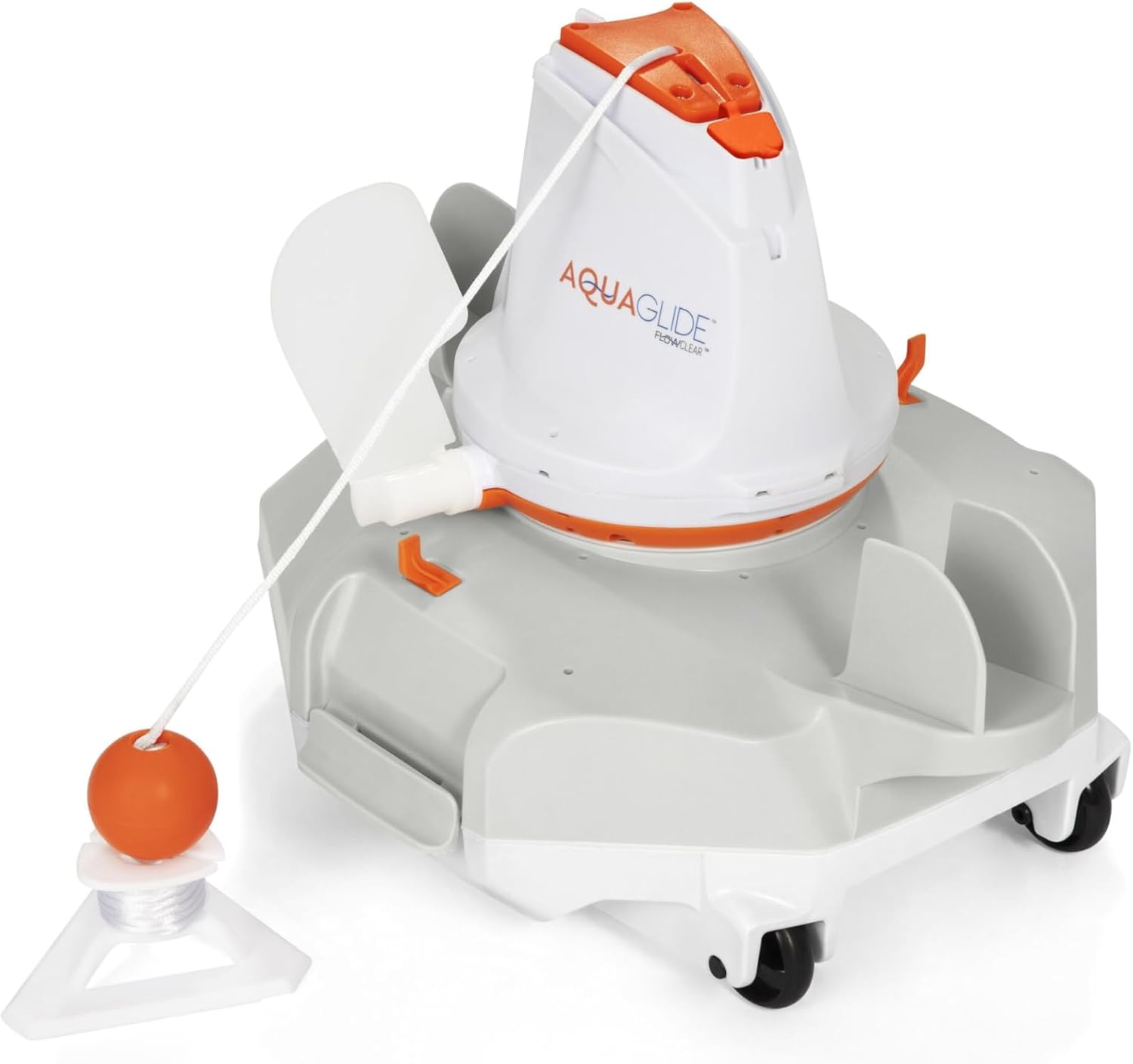 Bestway 58620 AquaGlide robot limpiafondos de piscina automático con batería de litio,inalámbrico,recargable y compacto,para limpieza práctica del fondo de la piscina-Nookgetly