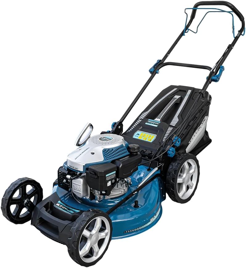 Cecotec cortacésped de gasolina Terrenator 4000.51 Total Z Auto con motor 167 cc 51 cm sistema Z-Tech y mulching 4 en 1-Nookgetly