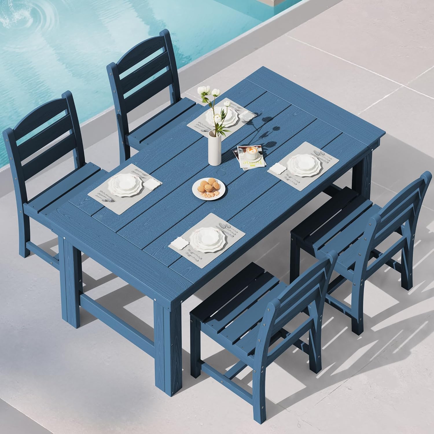 Outdoor Table and Chairs Set 