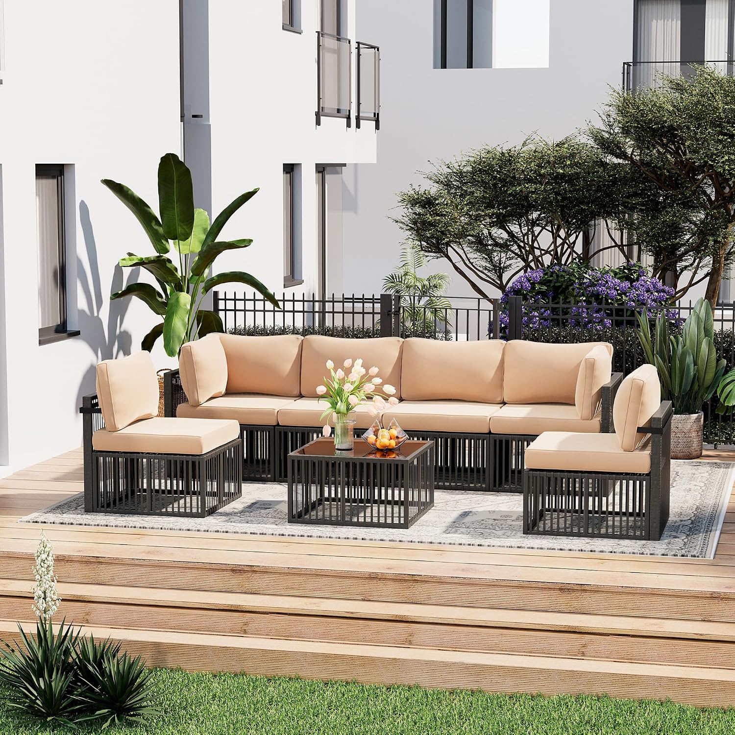 7-Piece Outdoor Sectional Set