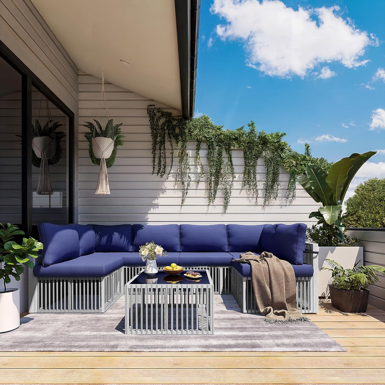 7-Piece Outdoor Sectional Set