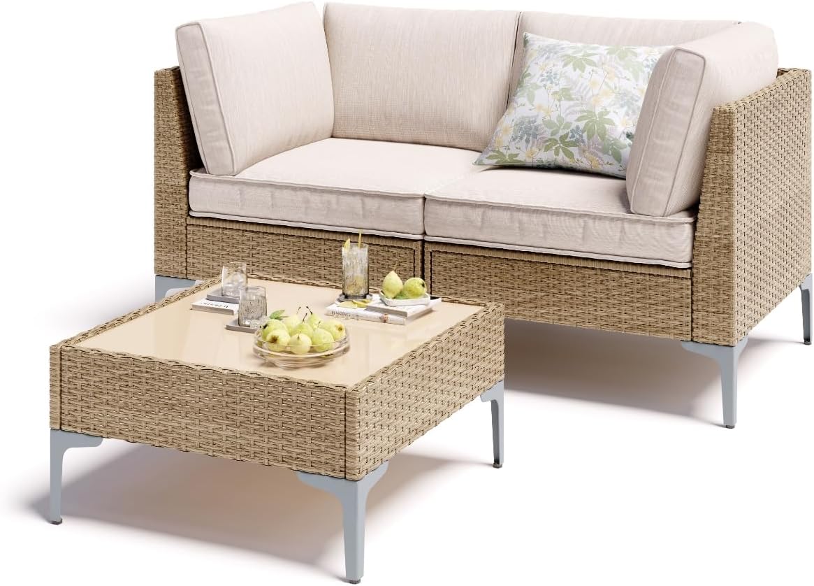 3-Piece Outdoor Patio Furniture Set
