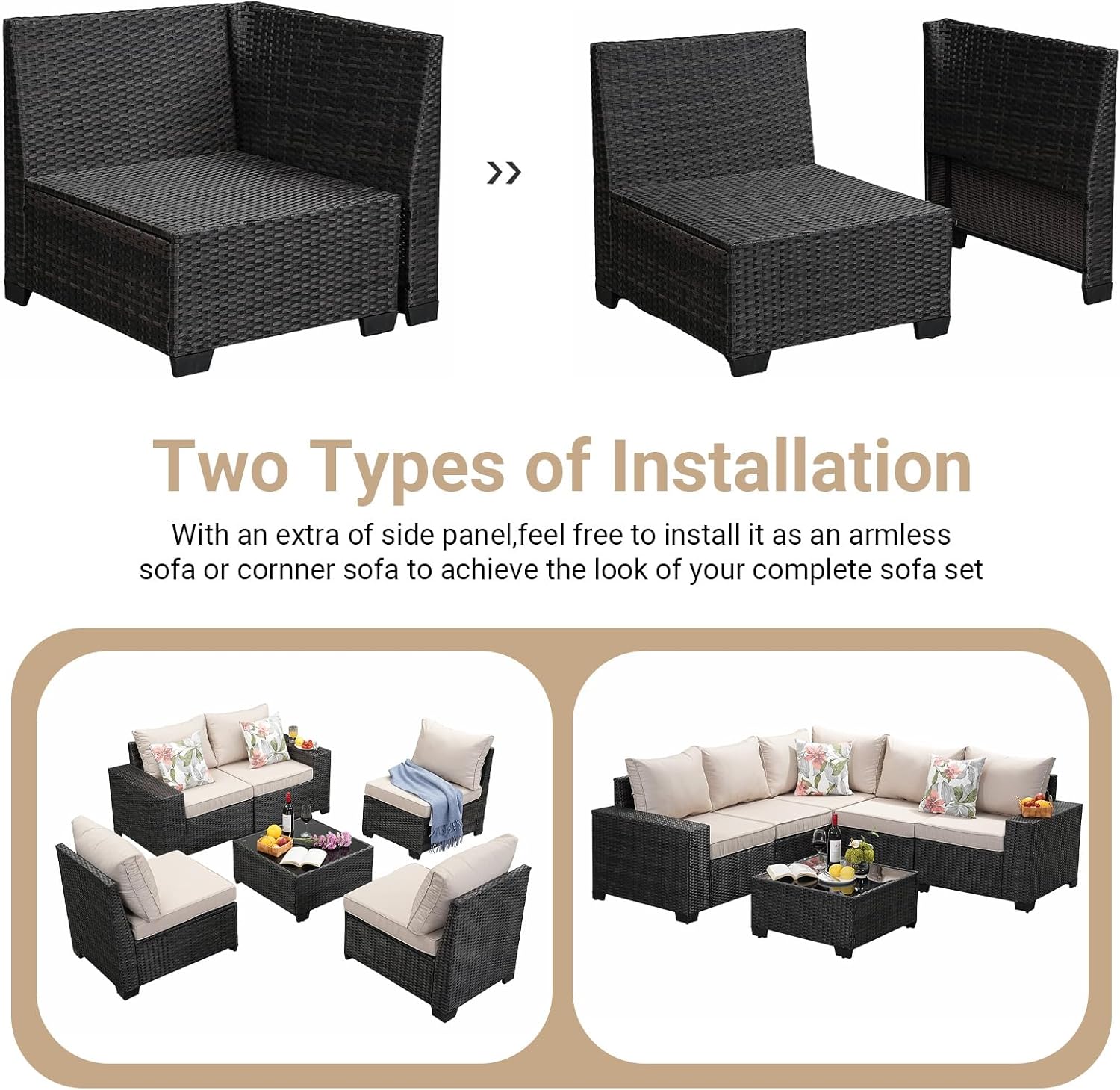 6-Piece Patio Furniture Set