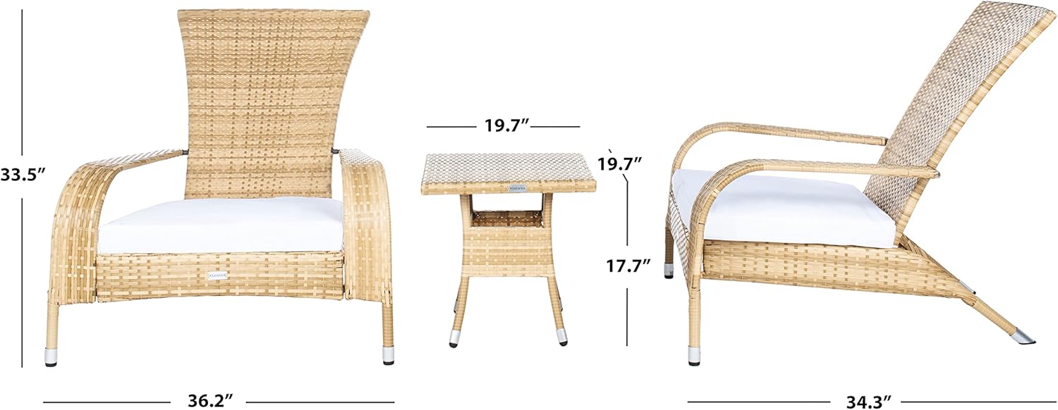 3-Piece Lounge Set with Table