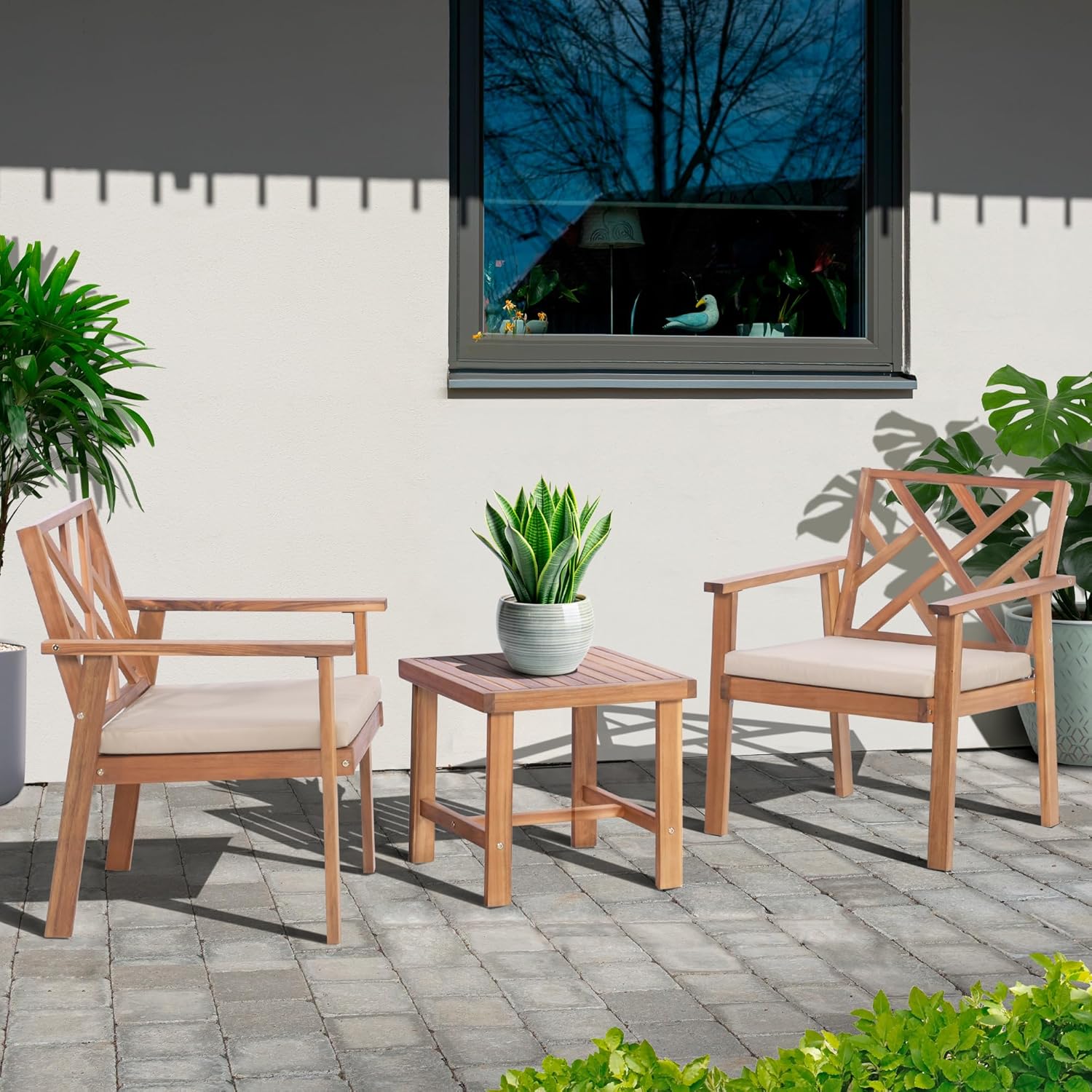 3 Piece Outdoor Patio Furniture Set
