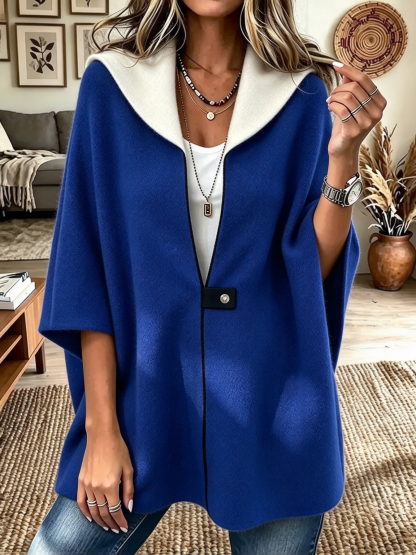 Women's Loose Zip-up Stand Collar Coat