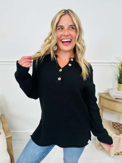 Reset Button Sweater In Multiple Colors