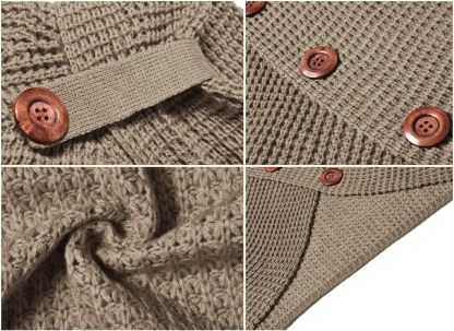 Women's Chunky Turtleneck Long Sleeve Asymmetric Hem Loose Knit Pullover Sweaters