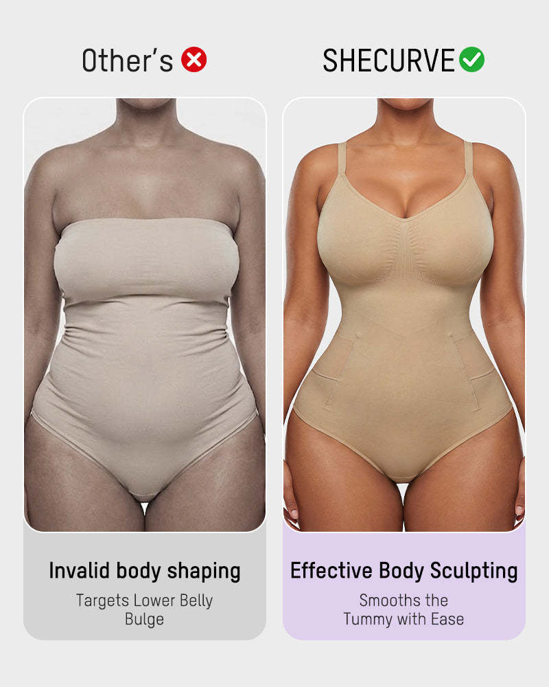 Easyslide Deep V Camisole Bodysuit Shapewear