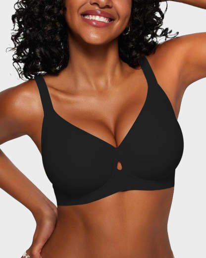 Invisible Jelly Lift Bra with Breathable Water Drop Hollow