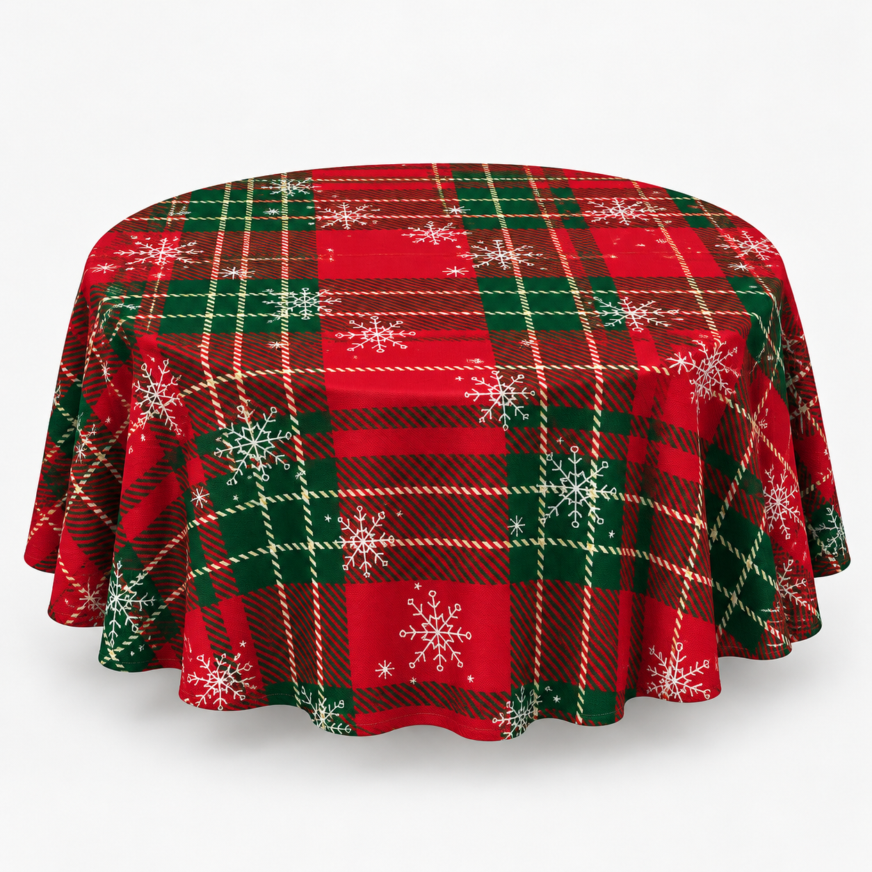 Red Bow Printed Christmas Tablecloth