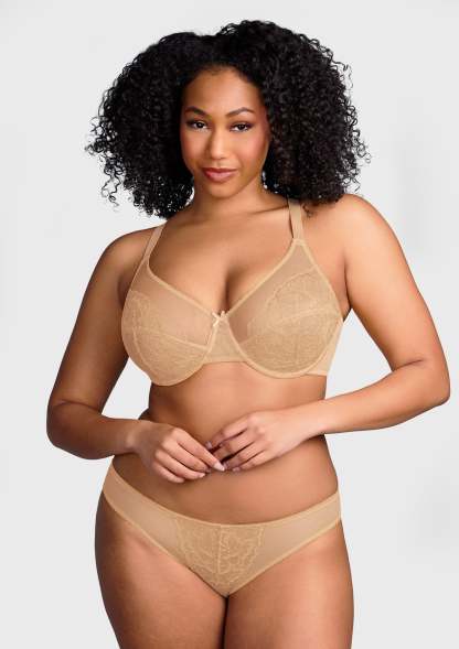 Full Coverage Lace Minimizer Bra