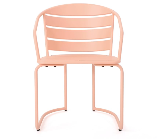 2 - Person Metal Patio Dining Set with Oval Table