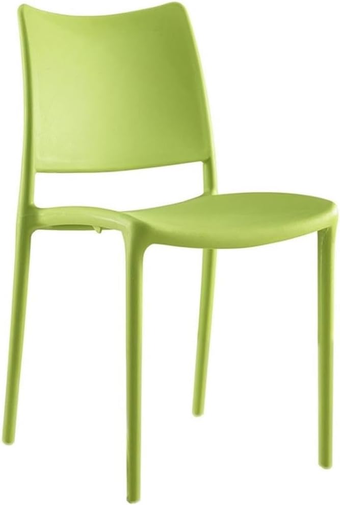 Modern Molded Plastic Stacking Dining Chair